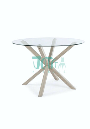 MESA MAYA REDONDA NATURAL | Muebles JOTA